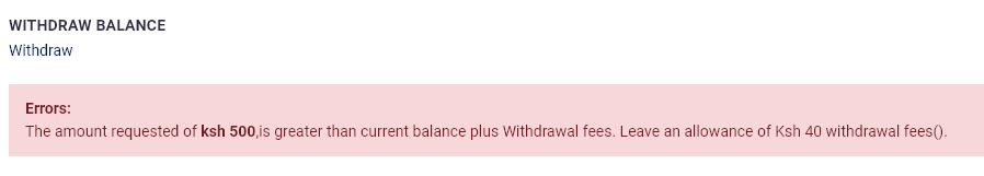 Smart Hela minimum withdrawal