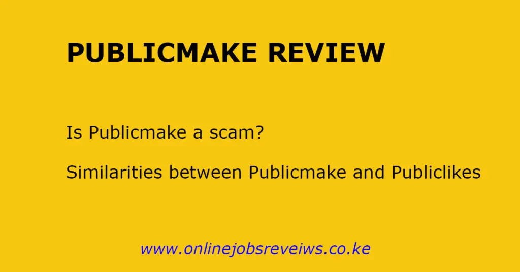Is Publicmake a scam