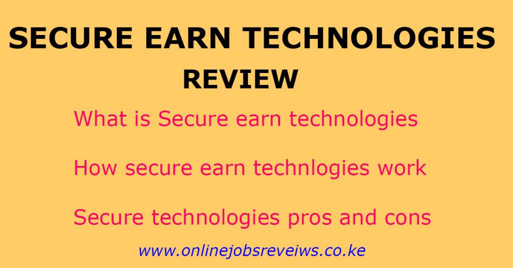 secure earn technologies