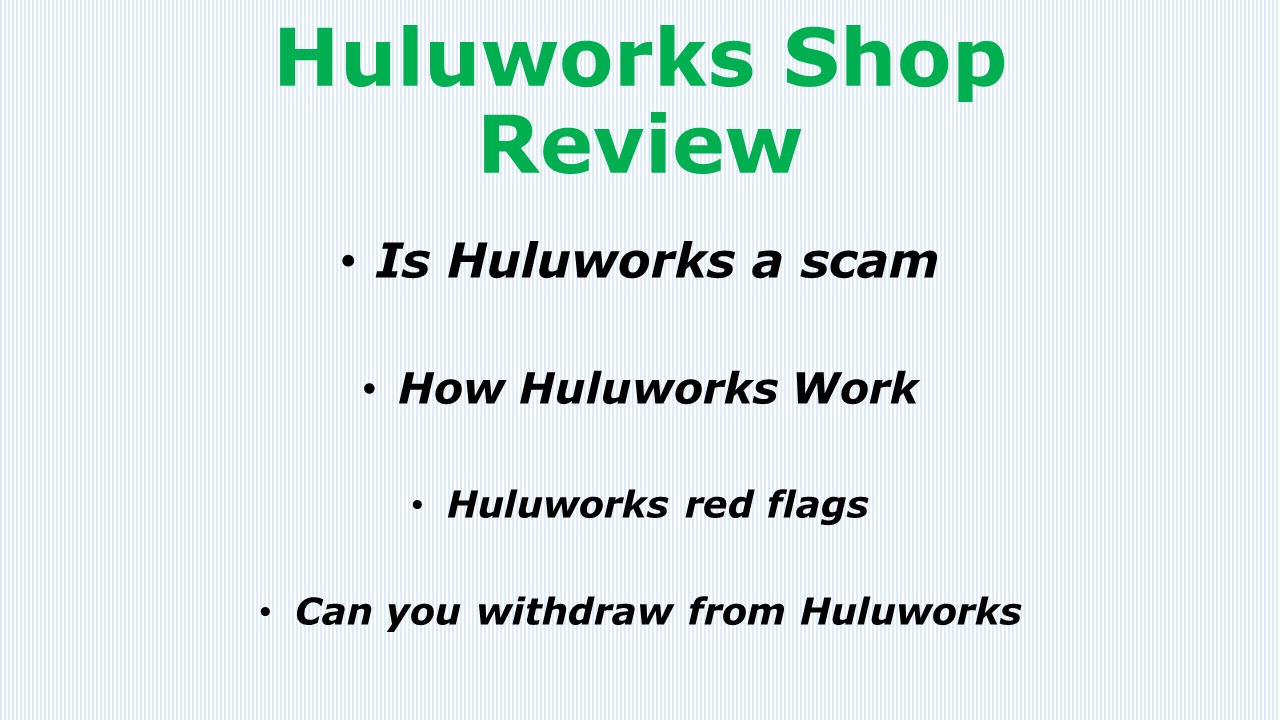Huluworks review