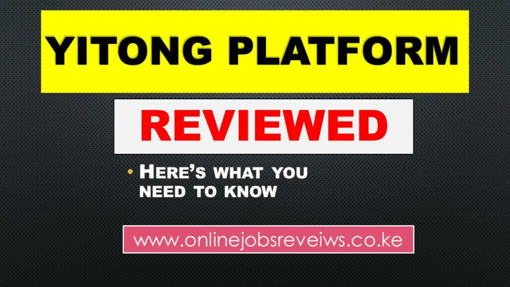 Yitong Platform Kenya