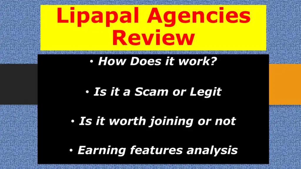 lipapal agencies review legit or scam