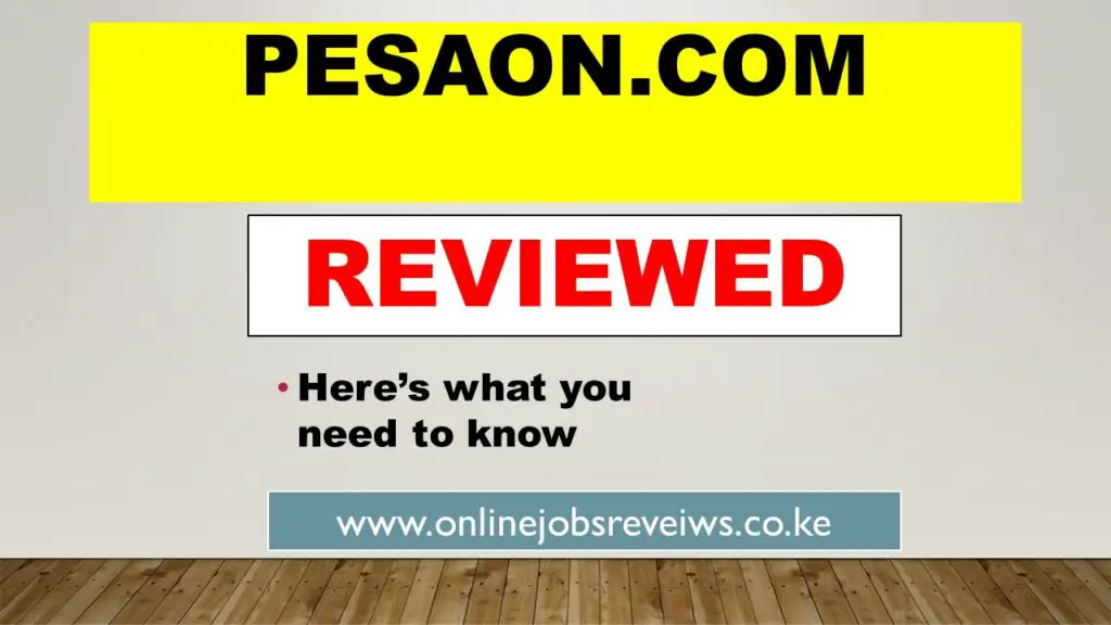 Pesaon.com review