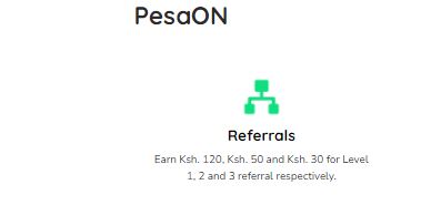 pesaon referral program way of earning