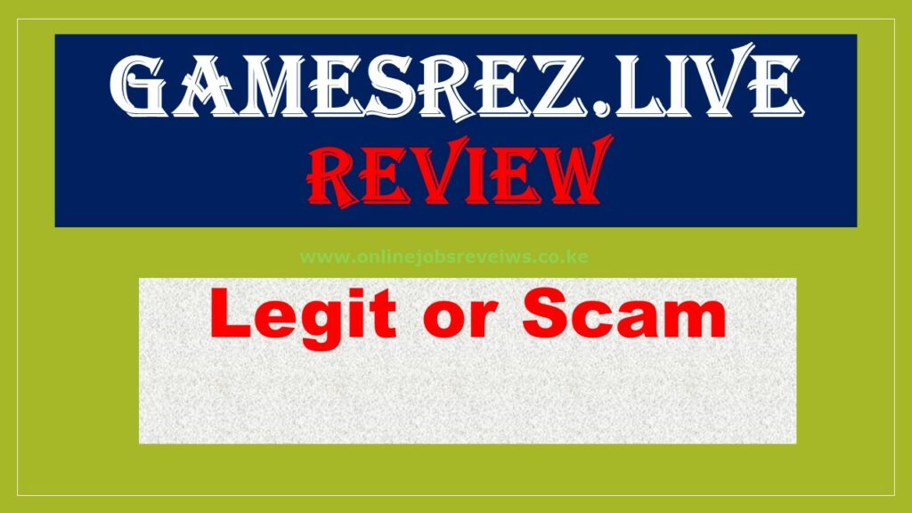 Gamesrez.live review | Legit or Scam?