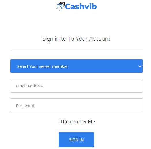Cashvib Registration and Login
