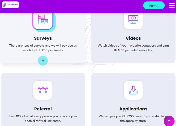 workpesa.com ways of earning