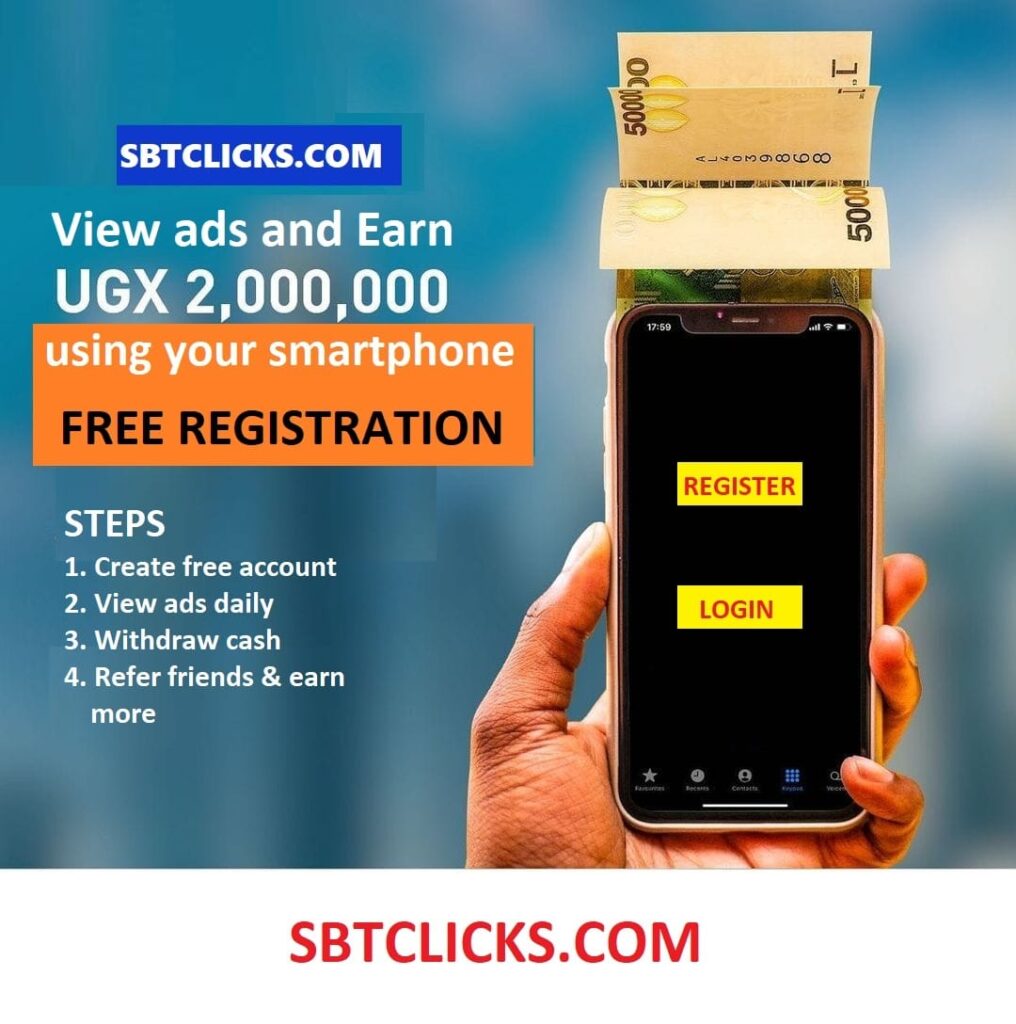Sbt Clicks Registration and Login