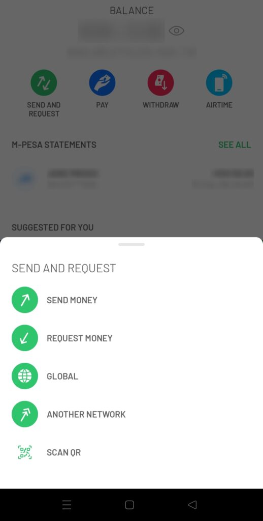 Send money globally via Mpesa