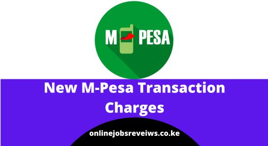 New M-Pesa Transaction Charges 2024