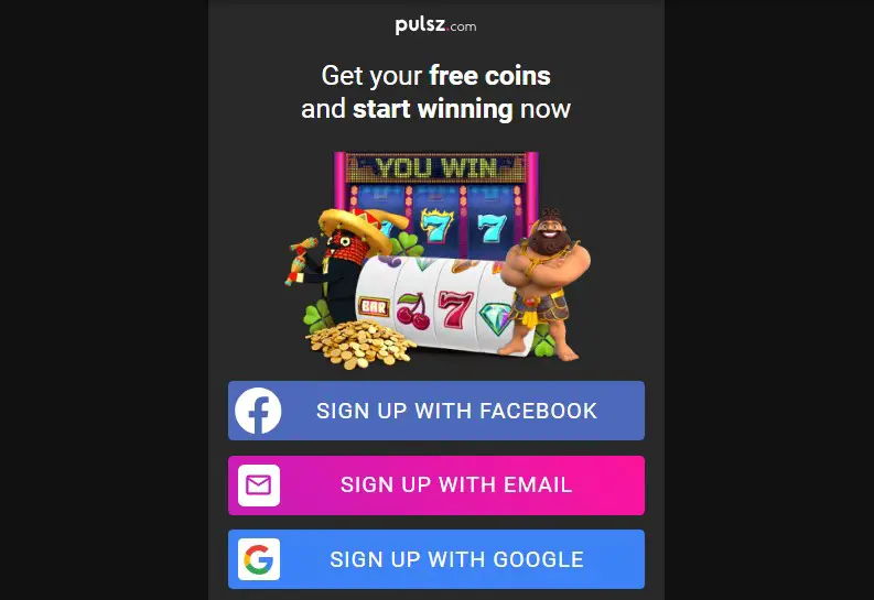 How to Join Pulsz Casino