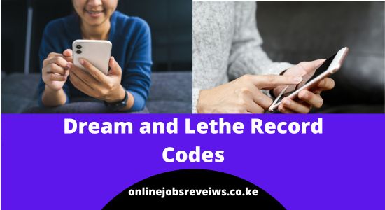 Dream and Lethe Record Codes August 2025